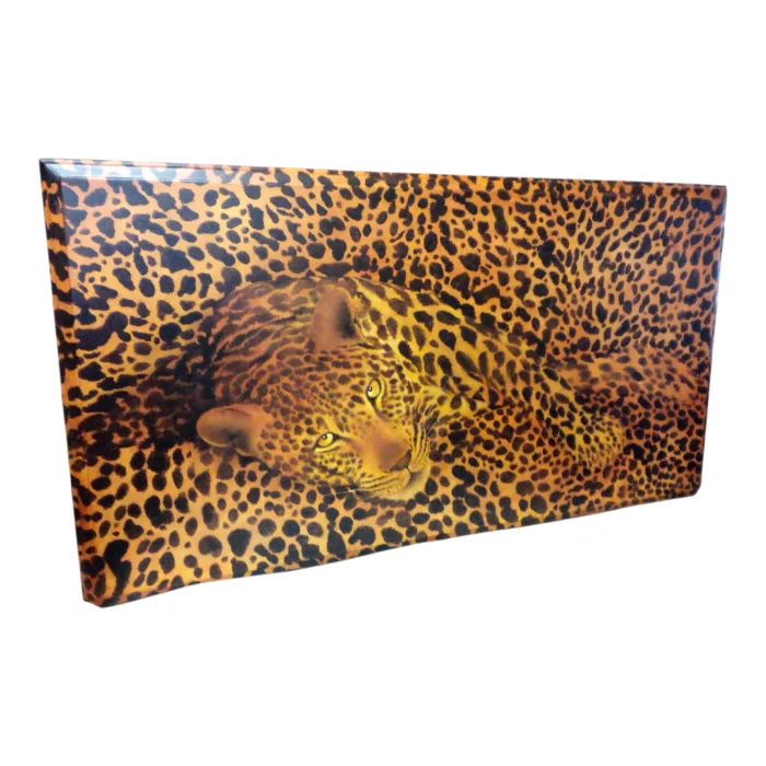 Tavolo Stile Chippendale Dipinto leopardo - Primi Anni '900 - Legno di faggio Massello - immagine 4