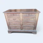 Cassettone Canterano in stile '700 in legno di noce