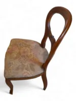 Coppia di Sedie in stile Luigi Filippo in Legno Noce - immagine 8