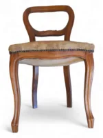 Coppia di Sedie in stile Luigi Filippo in Legno Noce - immagine 47